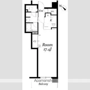 ロイヤルパークス千種【411号室】の間取り