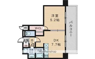 CREST TAPP新大阪【4階】の間取り
