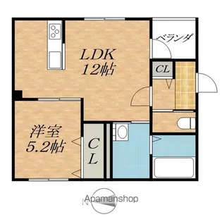 RubyⅦ【1階】の間取り