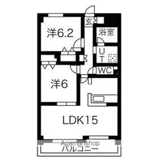 Bercer【3階】の間取り