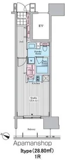 クロスレジデンス東十条【10階】の間取り