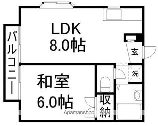 アネックスT2【101号室】の間取り
