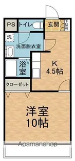 リベラALPS【3階】の間取り