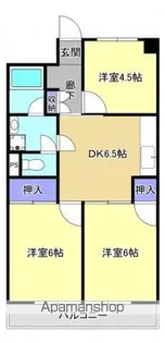 フェローシップ弐番館【306号室号室】の間取り