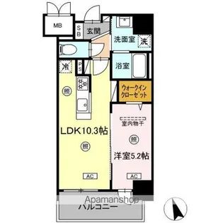 仮)中特ビル【5階】の間取り