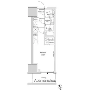 ザ・パークハビオ北千住【12階】の間取り