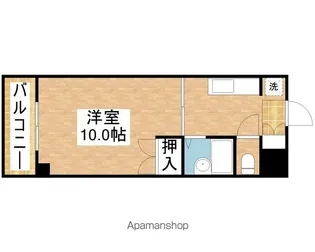 サンライズ松本【2C号室】の間取り