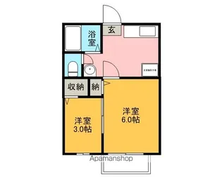 エスペランス【1階】の間取り