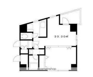 東京都新宿区片町【マンション】の間取り