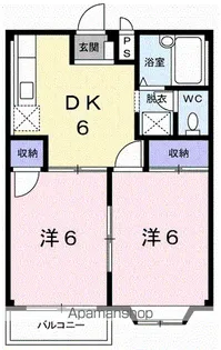 エルディムYOU【2階】の間取り