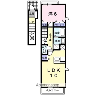 パルシティⅢ【2階】の間取り