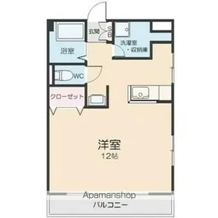 メートービル【5階】の間取り