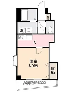 パルメゾン今橋駅前【203号室】の間取り