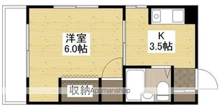 的場ハイツ【2階】の間取り