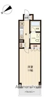 プラティーク清澄白河【3階】の間取り