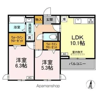 オリオン【2階】の間取り