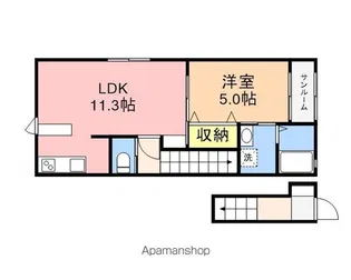 SAE中野山【2階】の間取り