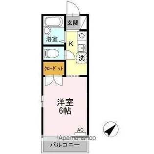 ヴァンセーヌ今村 B棟【2階】の間取り