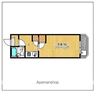 デイズマンション【5階】の間取り