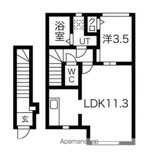 コモド山家【2階】の間取り