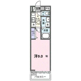 サンプレイス ザ・サード【1階】の間取り