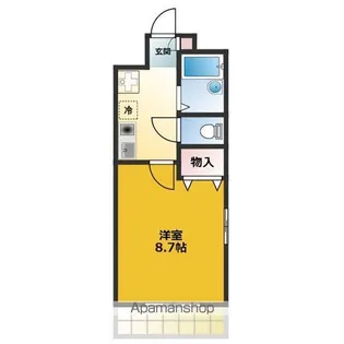プレシャス若水【202号室】の間取り