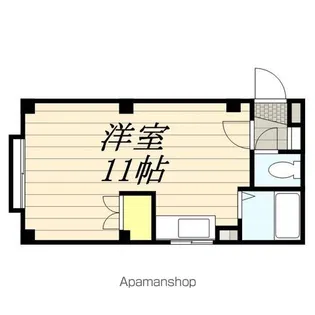 ウォーター通B【2階】の間取り