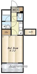 ハイツけやき七番館【1階】の間取り
