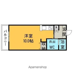 マンションコーシン駅前【802号室】の間取り