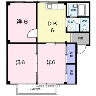 コーポラスしげまさ【2階】の間取り