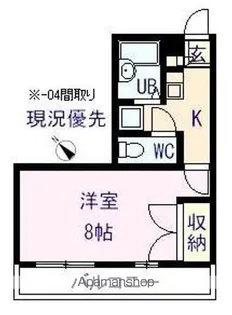サンフラワー山波【204号室】の間取り