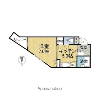 パレスコペラ【310号室】の間取り