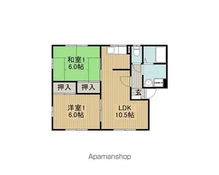 フレグランスフジモリ【1階】の間取り