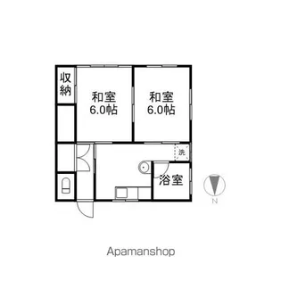 兼子アパート【5号室】の間取り