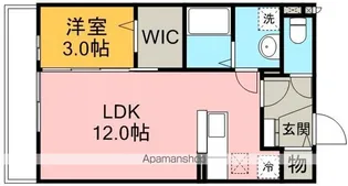 ディアコート(北坂戸)【1階】の間取り