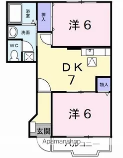 LAW FLOWER【1階】の間取り