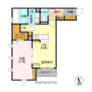 フィーカ アパルフェ【1階】の間取り