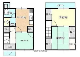 グリーンコーポラス【1階】の間取り