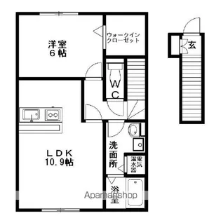 SOLEIL高田【2階】の間取り