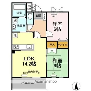シルフィッドⅡ【1階】の間取り