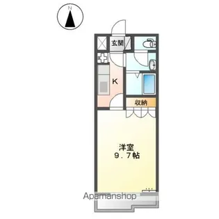 コンフォール錦【2階】の間取り