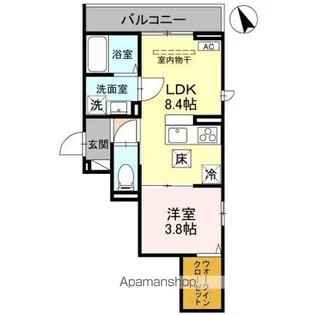 DーEST【1階】の間取り