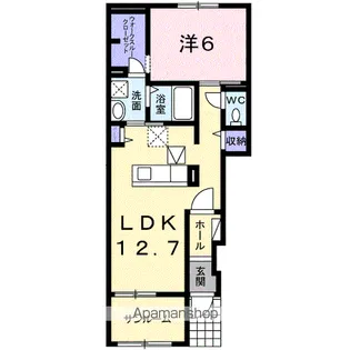 カレントヴィラ【1階】の間取り