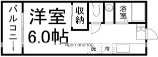 プルミエール東仙台【203cp号室】の間取り