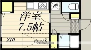 スピカ【210号室】の間取り