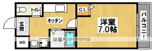 リヴィエール石津【210号室】の間取り