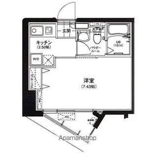 サウンドおしあげ【11階】の間取り