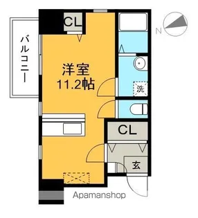 ロイヤルリバー【1階】の間取り