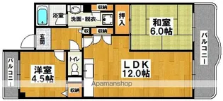 ヴィルヌーブ堺【2階】の間取り