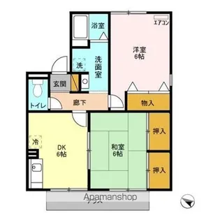 ルミエール津田沼【1階】の間取り